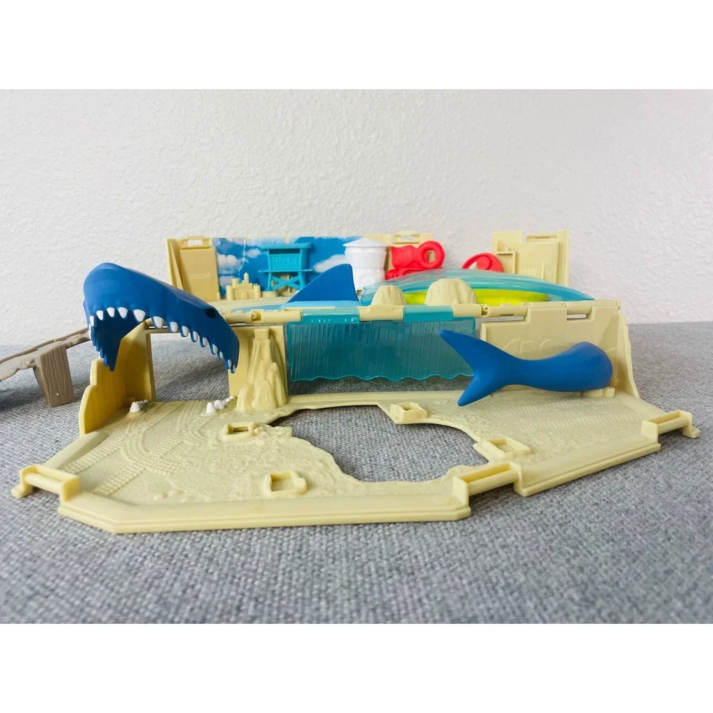Matchbox MBX Shark Adventure Portable Playset Mattel Car Track Toy